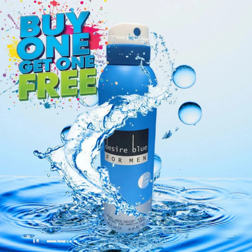 Desire Blue Body Spray for Men | Fresh Long-Lasting Fragrance