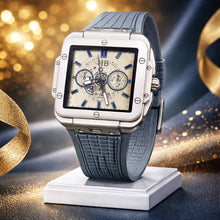Skeleton Square Watch for Men | Premium Chronograph Style Wristwatch