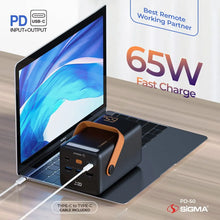 Sigma PD-50 Power Station 50000mAh Power Bank – 65W PD + Super Fast Charging with LED Display Purchiza