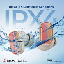 SiGMA Wireless Earbuds A-1 (Audi A1) – ANC+ENC, Gaming & Music Modes