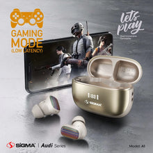 SiGMA Wireless Earbuds A-1 (Audi A1) – ANC+ENC, Gaming & Music Modes