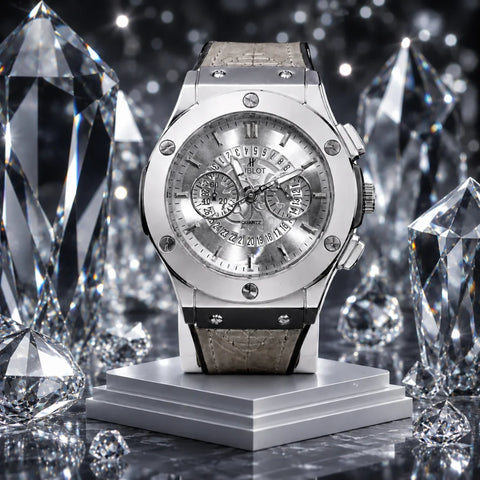 Premium Quality Skeleton Watch | Date Display | Leather Belt