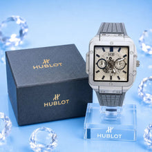 Skeleton Square Watch for Men | Premium Chronograph Style Wristwatch