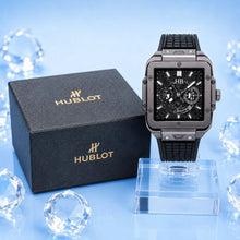 Square Luxury Chronograph Watch | Modern Designer Timepiece for Men