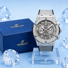 Premium Quality Skeleton Watch | Date Display | Leather Belt