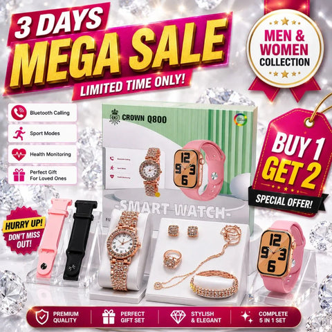 Smartwatch | Luxury Watch | Jewelry Gift Set